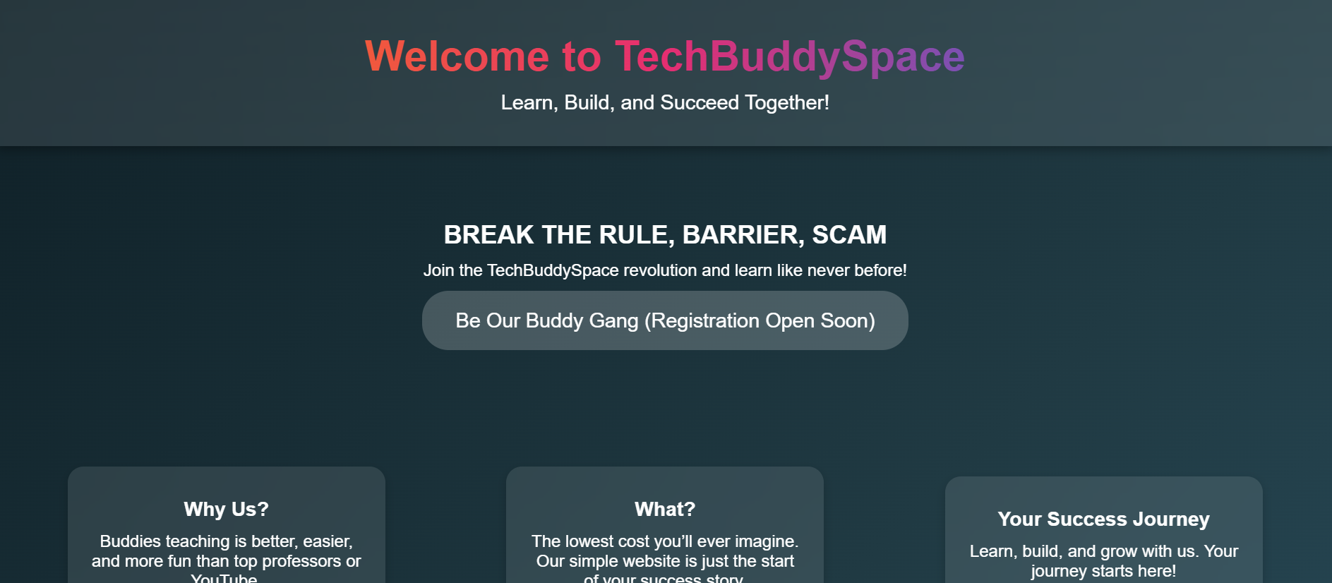 TechBuddy Space - Prototype